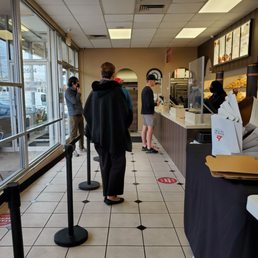 customers waiting at the counter customers waiting at the counter
