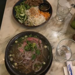 Beef Pho and Vermicelli Bowl
