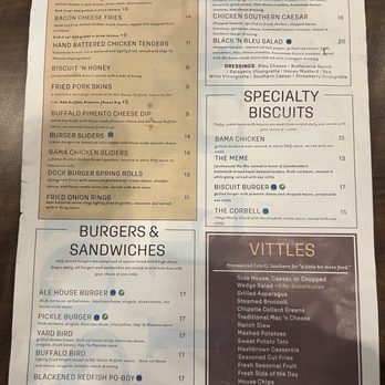 Southern Ale House - Menu - Southern Near Me - Northport, Alabama