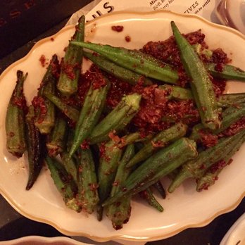 Haberdish - Okra with bacon jam - Southern Near Me - Charlotte, North Carolina Haberdish - Okra with bacon jam - Southern Near Me - Charlotte, North Carolina