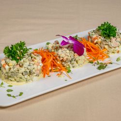 Chinar On The Island - Come enjoy our beautifully crafted Olivye Salad. A mix of flavor like you've never had before.