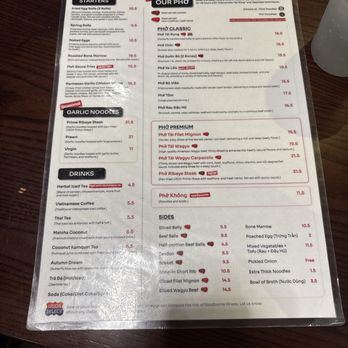 All About Pho - Menu - Vietnamese Near Me - Cerritos, California