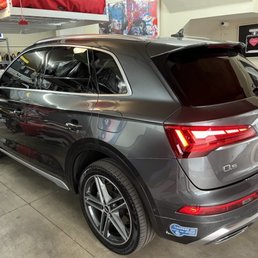 Rear driver side after detail photo