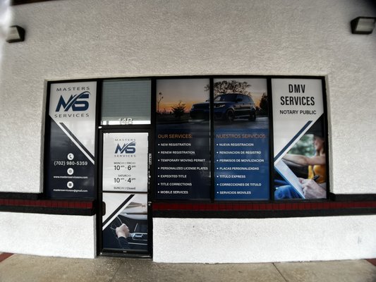 MASTERS DMV SERVICES - Updated January 2025 - 6370 W Flamingo Rd, Las
