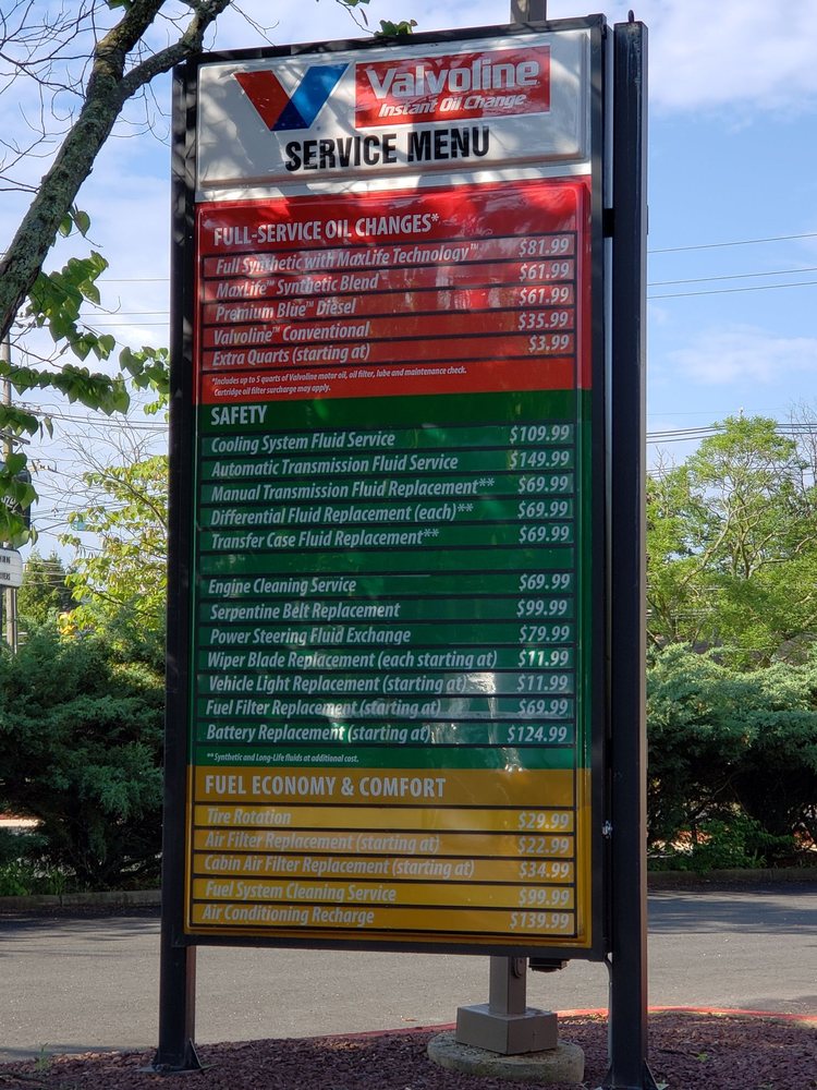 VALVOLINE INSTANT OIL CHANGE 38 Reviews 5225 Stelton Rd, South