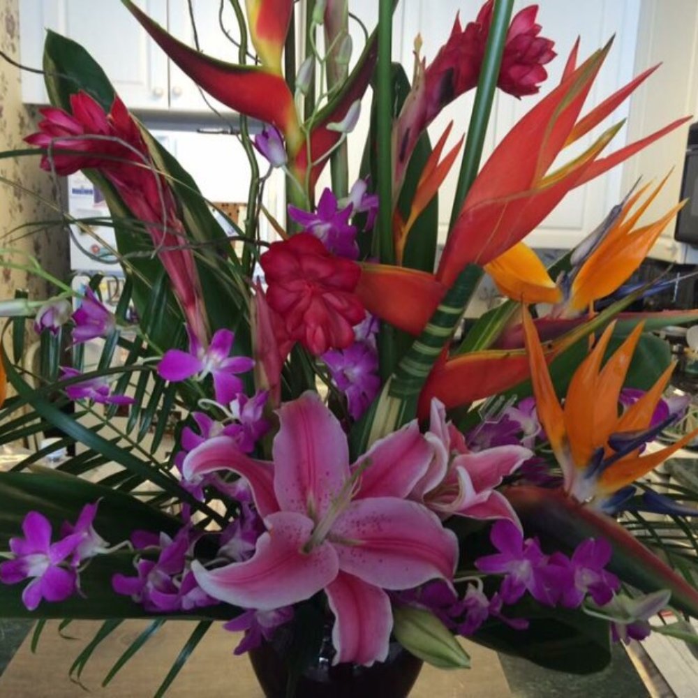 Absolute Elegance - Tropical arrangement - Floral Designers Near Me