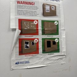 US Post Office - Boxing rules