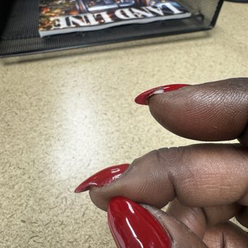Spring Nails - This is the so called fill after just 4 days they're already lifting!! - Nail Salons Near Me - Lancaster, California