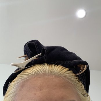 MG Hair Salon - My hair is naturally black. Didn't know that it required a full bleach for balayage, just for them to redye my roots black in the end! :) - Hair Stylists Near Me - Bayside, New York MG Hair Salon - My hair is naturally black. Didn't know that it required a full bleach for balayage, just for them to redye my roots black in the end! :) - Hair Stylists Near Me - Bayside, New York