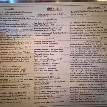 Copper Crown - Drinks menu - New American Near Me - Asheville, North Carolina