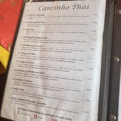 Cantinho da Batata - Menu