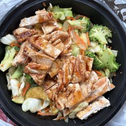 Chicken Breast Teriyaki Bowl Large only Veggies Chicken Breast Teriyaki Bowl Large only Veggies