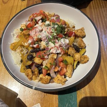 Bistro On Bridge - Blackened Chicken Burrito Bowl - New American Near Me - Phoenixville, Pennsylvania