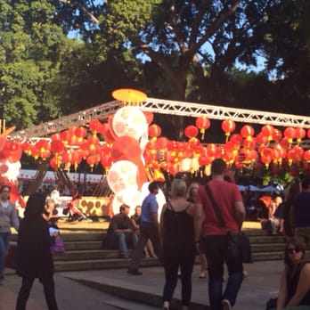 Night Noodle Market - Pretty lanterns. - Farmers Market Near Me - Sydney, NSW