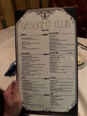 Menu photo 1 Gaslight Club Chicago, IL Menu photo 1 Gaslight Club Chicago, IL