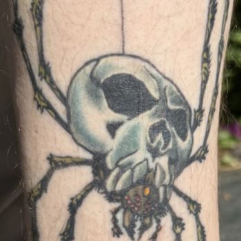 Mechanical Concept Tattoo - Skulltula design from The Legend of Zelda by Billy Sarno (@billysarno) - Tattoo Near Me - Huntington Beach, California Mechanical Concept Tattoo - Skulltula design from The Legend of Zelda by Billy Sarno (@billysarno) - Tattoo Near Me - Huntington Beach, California