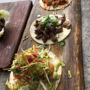Dos Santos - Fish taco, steak taco, chicken tinga taco - Mexican Near Me - Denver, Colorado