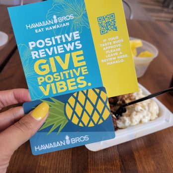 Hawaiian Bros Island Grill - My nails ( Veneto Nail Bar) match their Fly...er - Hawaiian Near Me - Hurst, Texas