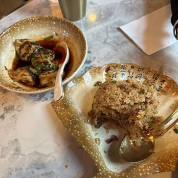 Dumpling The Noodle Kirkland - BBQ Fried rice and Chili oil wontons - Chinese Near Me - Kirkland, Washington