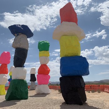 Seven Magic Mountains - Public Art Near Me - Las Vegas, Nevada