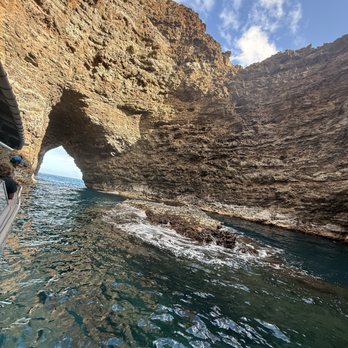 Na Pali Experience - Inside a sea cave - Boating Near Me - Kekaha, Hawaii