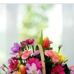 Avas Flowers - I ordered a bright smiles basket with one mylar Ballon and two rubber ballons