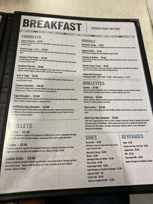 Menu photo 4 Wanaaha Casino Bishop, CA