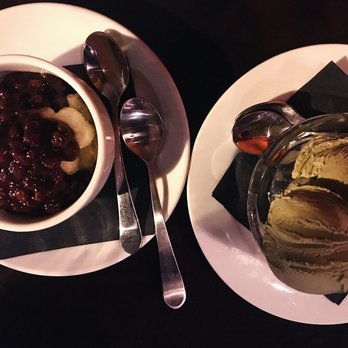 Chaplin's - Deep fried mochi + red bean and green tea ice cream. - Cocktail Bars Near Me - Washington, DC, District of Columbia Chaplin's - Deep fried mochi + red bean and green tea ice cream. - Cocktail Bars Near Me - Washington, DC, District of Columbia