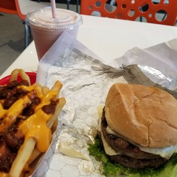 Lee's Burgers - double jack burger, chili cheese fries, and a strawberry shake. - Burgers Near Me - Brookline, Massachusetts Lee's Burgers - double jack burger, chili cheese fries, and a strawberry shake. - Burgers Near Me - Brookline, Massachusetts