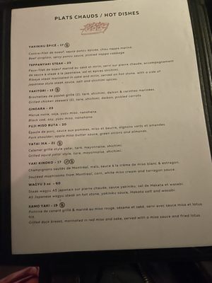 Menu photo 5 Ichigo Ichie Montreal, QC