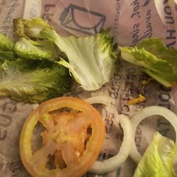 Blake's Lotaburger - Green ,under ripe tato