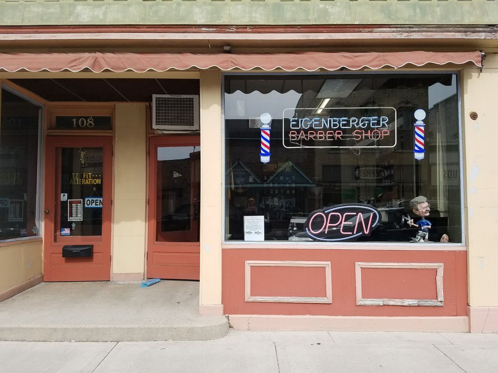 EIGENBERGER BARBER SHOP Updated October 2024 106 Pine St, Sheboygan