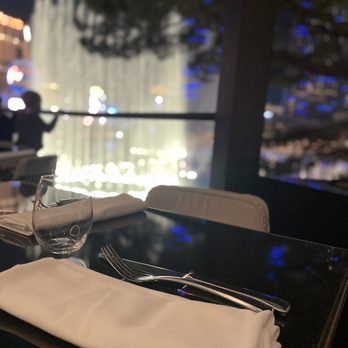 Spago - Patio view of fountains - New American Near Me - Las Vegas, Nevada
