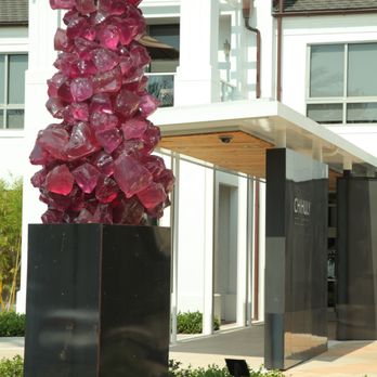 Procoat Performance Coatings - Gloss Clear Vessels on ChiHuly Museum Front - Powder Coating Near Me - Tampa, Florida Procoat Performance Coatings - Gloss Clear Vessels on ChiHuly Museum Front - Powder Coating Near Me - Tampa, Florida