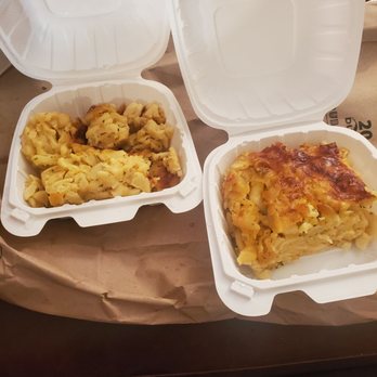 Footprints Cafe - Macaroni Pie. Accidentally placed 2 orders. Meh - Caribbean Near Me - Brooklyn, New York