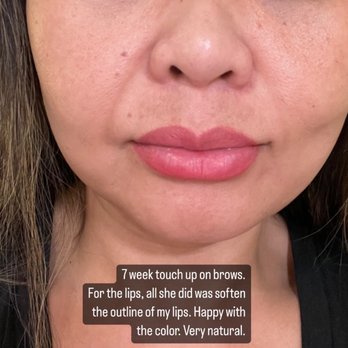 Anh Le Permanent Make-up - 7 weeks came in for retouch - Permanent Makeup Near Me - Westminster, California