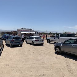 Ricas Gorditas Vale - Just a few of the cars lined up. More showed up as noon approached.