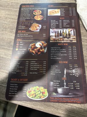Menu photo 1 John Seafood Pensacola, FL