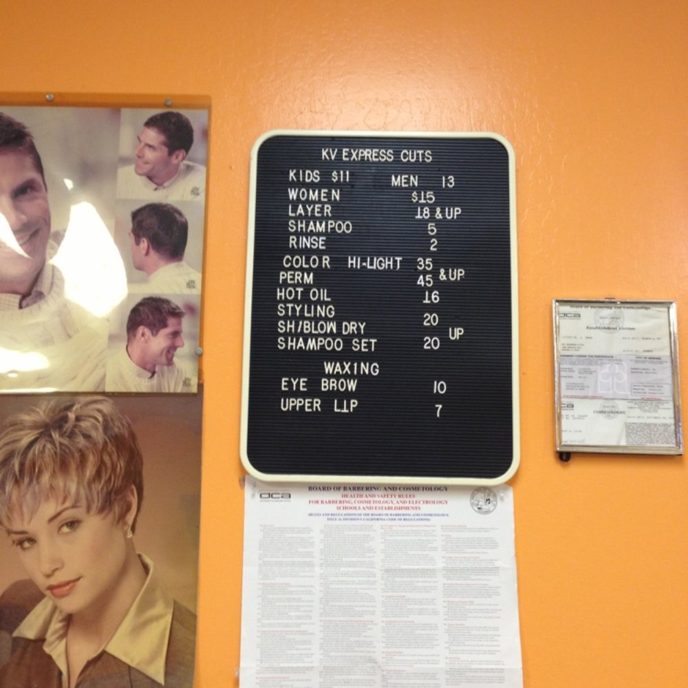Kv Express Cuts - Hair Salons Near Me - Newark, California Kv Express Cuts - Hair Salons Near Me - Newark, California