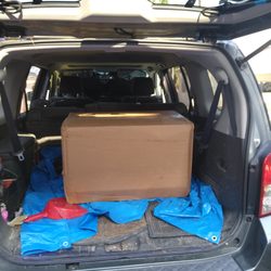180medical box to handicapped customer delivery matl dumped in giant boxes