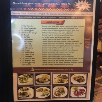 Elephant Cafe - Great lunch selection! - Thai Near Me - Lake Forest, California
