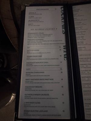 Menu photo 3 Calicraft Upstairs Walnut Creek, CA