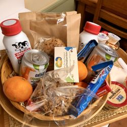 The Blue Iguana Inn - The Breakfast Basket I ordered.