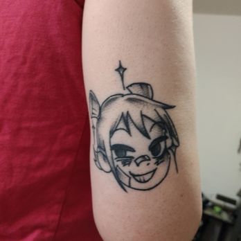 Les Tattoos - Roxie Richter from the Scott Pilgrim anime, done recently by Mari - Tattoo Near Me - Sacramento, California