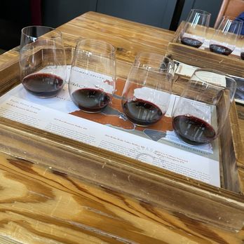 Canvasback - Wine flight at Canvasback - Wineries Near Me - Walla Walla, Washington