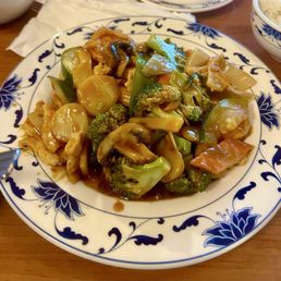 Szechuan Chicken and Shrimp Combo