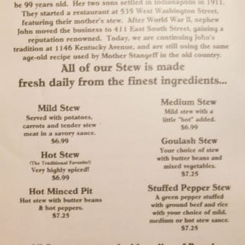 John's Famous Stew - American Near Me - Indianapolis, Indiana