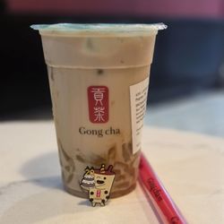 Gong Cha - Thank you, Gong cha, for the anniversary pin, and the appreciated beverage.