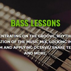 Bass Lessons - Bass Instructor