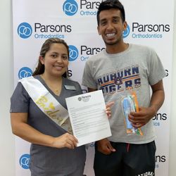 Parsons Orthodontics - Happy client at Parsons Orthodontics